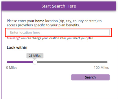 Enter your ZIP code to find in-network providers close to your home
